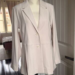 MarlaWynne Light Blush Two-Button Women's Blazer Sm NWT